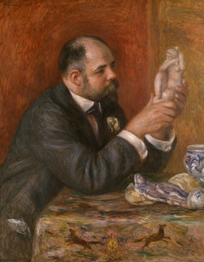 Portræt af Ambroise Vollard 1865-1939, 1908. af Pierre Auguste Renoir