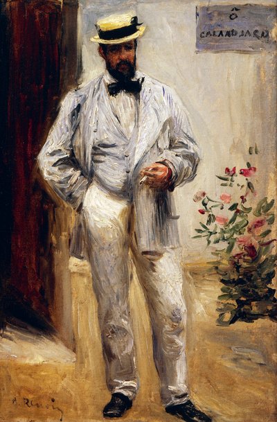 Portræt af Charles Le Coeur, af Pierre-Auguste Renoir af Pierre Auguste Renoir
