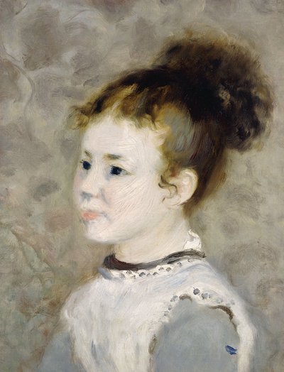 Portræt af Jeanne Sisley, 1875 af Pierre Auguste Renoir