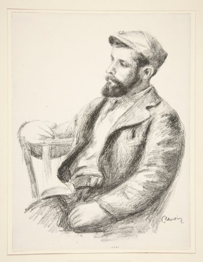 Portræt af Louis Valtat af Pierre Auguste Renoir
