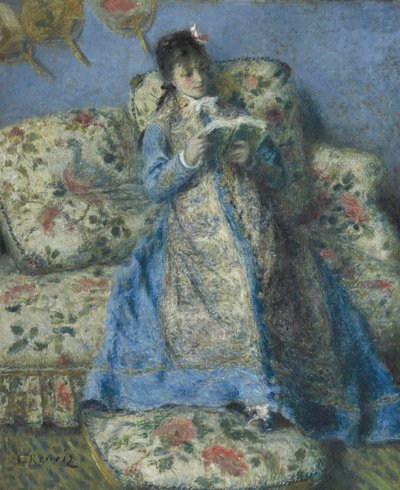 Portræt af Madame Monet af Pierre Auguste Renoir