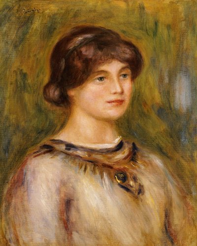 Portræt af Marie Lestinguez af Pierre Auguste Renoir