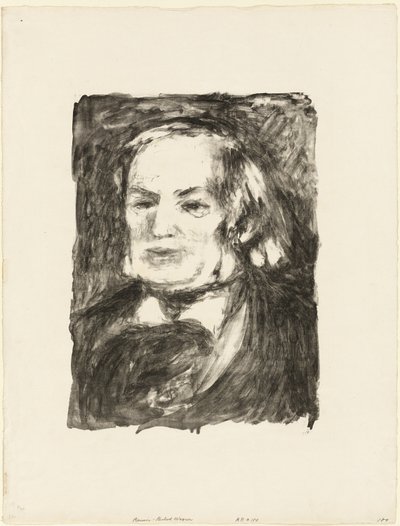Portræt af Richard Wagner af Pierre Auguste Renoir