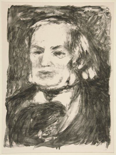 Portræt af Richard Wagner af Pierre Auguste Renoir