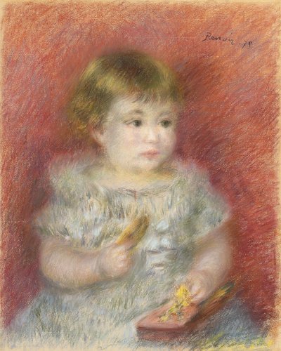Porträt eines Babys, 1878 von Pierre Auguste Renoir