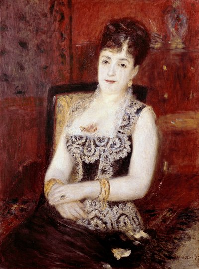 Portræt af grevinden af ​​Pourtales. Maleri af Pierre Auguste Renoir (Pierre-Auguste af Pierre Auguste Renoir