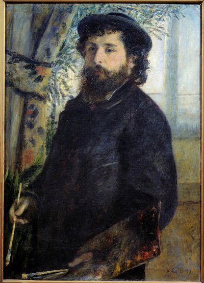 Portræt af maleren Claude Monet (1840-1926) Maleri af Pierre Auguste Renoir (1841-1919) 1875 Søn. 0,85x0,6 m Paris, musee d