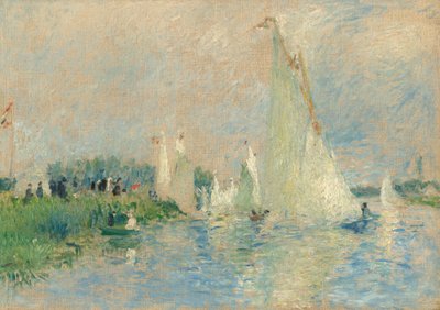 Regatta i Argenteuil, 1874. af Pierre Auguste Renoir