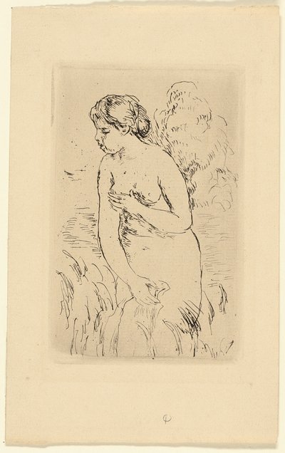 Stående Bader af Pierre Auguste Renoir