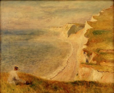 Klipper ved Pourville af Pierre Auguste Renoir