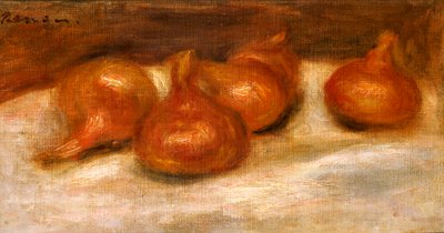 Stilleben med granatæbler af Pierre Auguste Renoir
