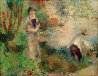 På Ile de Chatou af Pierre Auguste Renoir