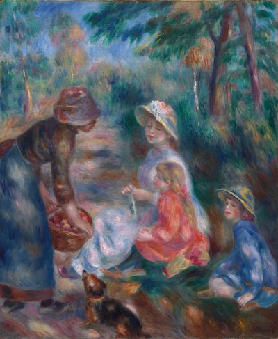 Apple-sælgeren, ca. 1890. af Pierre Auguste Renoir