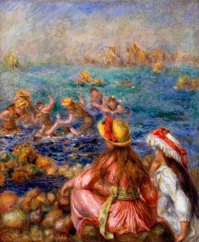 De badende, 1892 af Pierre Auguste Renoir