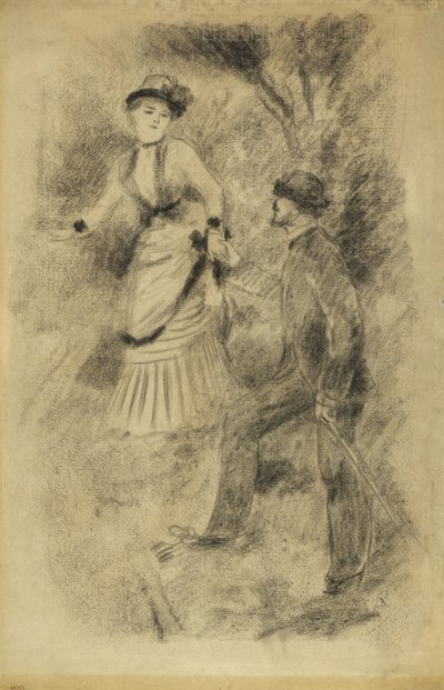 Nedstigningen fra topmødet: Jean Martin Steadies Hélène, bankmandens datter, 1881 af Pierre Auguste Renoir