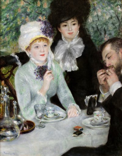 The End of Luncheon, 1879 af Pierre Auguste Renoir