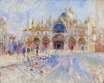 Piazza San Marco, Venedig af Pierre Auguste Renoir