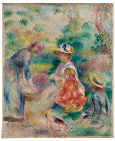 Æblesælgeren, 1890 af Pierre Auguste Renoir