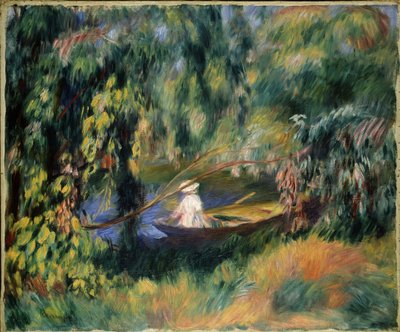 Båden, ca 1878. af Pierre Auguste Renoir