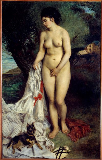 Griffon-baderen. Maleri af Pierre Auguste Renoir (1841-1919) af Pierre Auguste Renoir