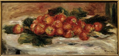 Jordbærrene. Maleri af Pierre Auguste Renoir (1841-1919) af Pierre Auguste Renoir