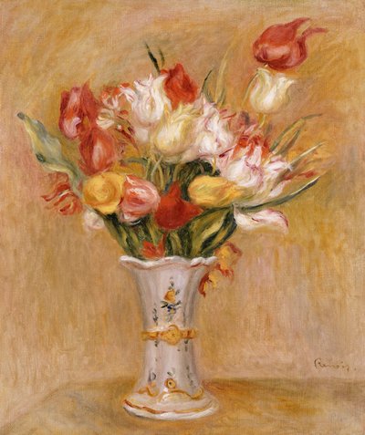 Tulipaner af Pierre Auguste Renoir