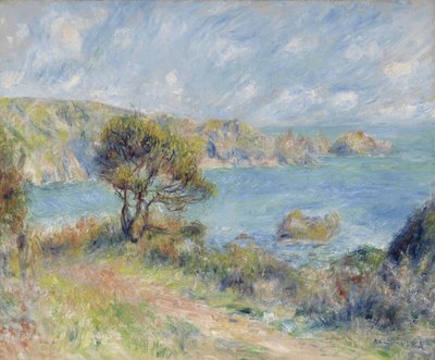 Udsigt på Guernsey, 1883 af Pierre Auguste Renoir