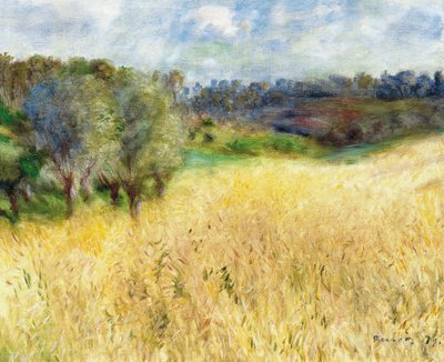 Wheatfield, 1879 af Pierre Auguste Renoir