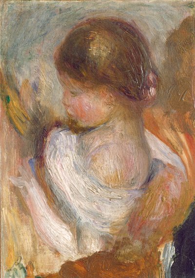Ung pige læser, ca. 1888. af Pierre Auguste Renoir