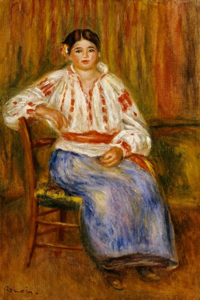 Ung rumænsk, 1914 af Pierre Auguste Renoir