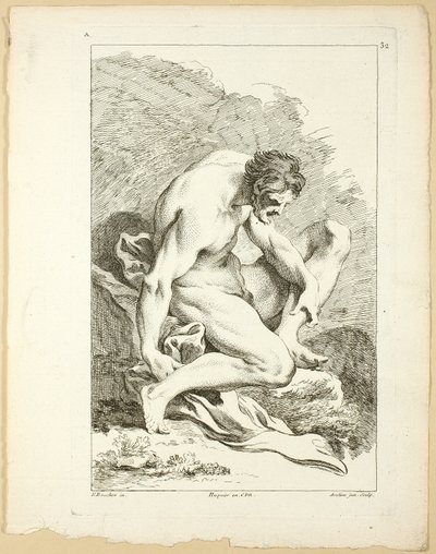 Figur, fra First Book of Academie Figurer indgraveret til dels af professorerne fra det kongelige akademi af Pierre Aveline