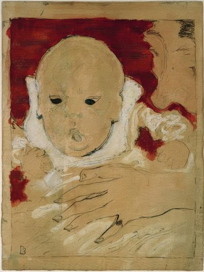 Andrée Bonnard og hendes søn Jean Terrasse af Pierre Bonnard