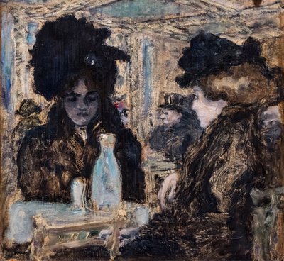 På café, ca. 1894 (olie på lærred) af Pierre Bonnard