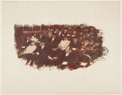 Au Teater, ca. 1897-1898 (udgivet 1899) af Pierre Bonnard