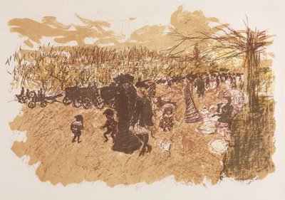 Avenue af Bois de Boulogne af Pierre Bonnard