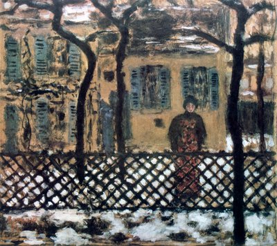 Bag hegnet, c1895 af Pierre Bonnard