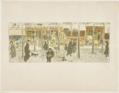 Boulevard af Pierre Bonnard