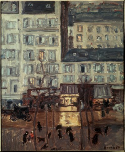 Boulevard de Clichy af Pierre Bonnard