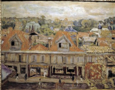 ARCACHON STREET af Pierre Bonnard