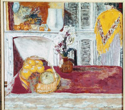 Spisestuehjørne i Le Cannet (Spisestuehjørne) af Pierre Bonnard