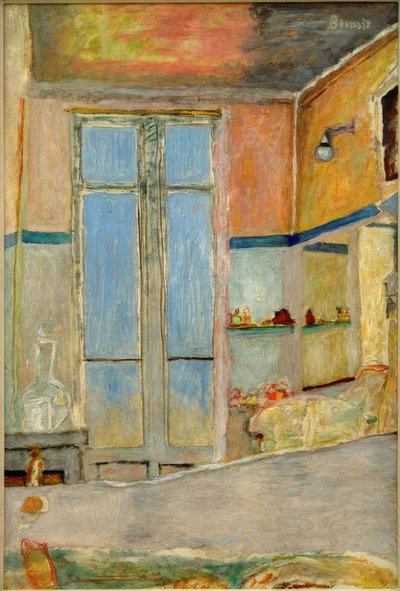 På badeværelset af Pierre Bonnard