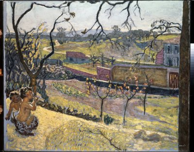 Begyndelsen af ​​foråret. Små fauner. Maleri af Pierre Bonnard (1867-1947) af Pierre Bonnard