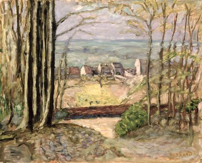 Edge of the Forest, ca. 1919 (olie på panel) af Pierre Bonnard