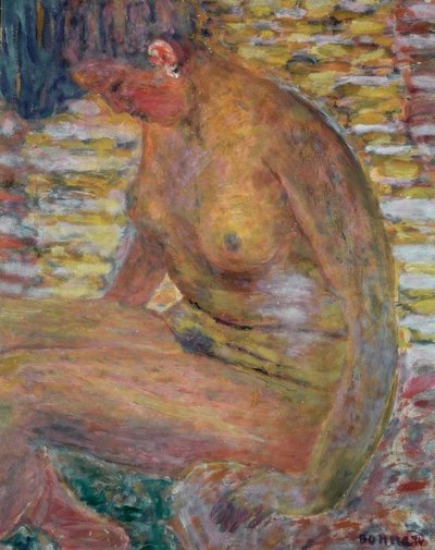 Kvindelig handling af Pierre Bonnard
