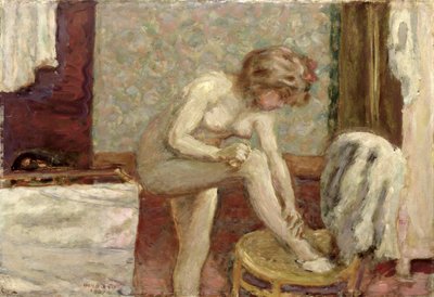 I toilettet, 1907 af Pierre Bonnard