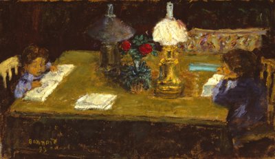 Interiør: Terrassebørnene af Pierre Bonnard