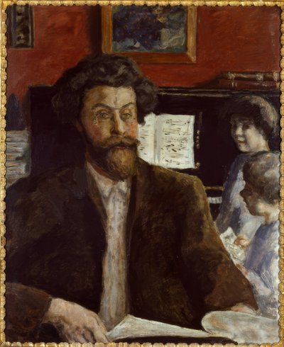 Komponist Claude Terrasse med sønnerne Jean og Charles af Pierre Bonnard