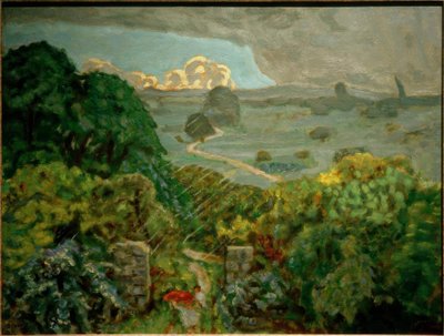 Stormen ved Vernouillet af Pierre Bonnard