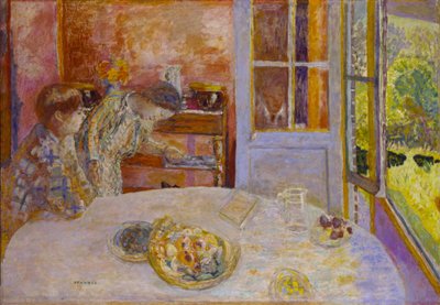 Spisestuen, Vernon, ca. 1925. af Pierre Bonnard