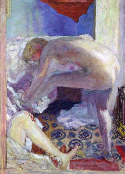 Stor blå nøgen af Pierre Bonnard